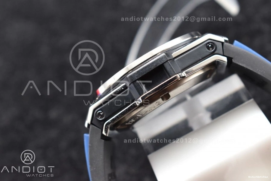 Edition Skeleton Dial ZF 1:1 424 A Rubber Titanium Hublot on Blue Best FlexibleFit Big Unico Blue Strap Bang 0330